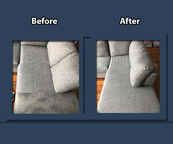 Upholstery Cleaning Melbourne before and after